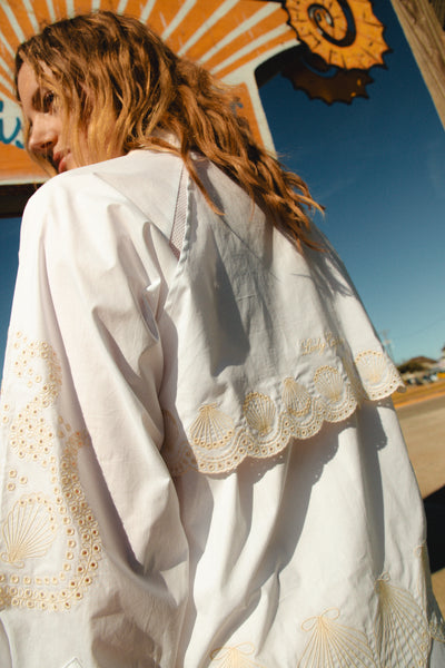 Women's Fishing Shirt in Eyelet Fabric by Lady Captain