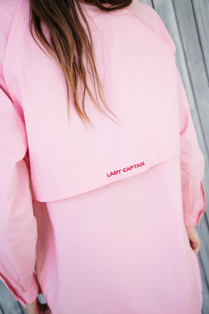 Pink Robe Captain Women's Fishing Shirtdress Cover-up in Pink by Lady Captain
